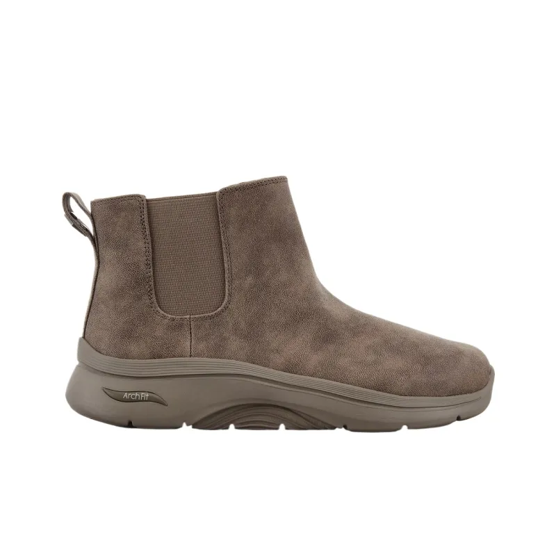 Skechers GO Walk Arch Fit 2.0 Short Chelsea Boots Women's Brown-1