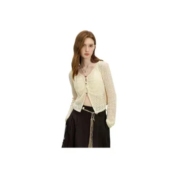 FANSILANEN T Shirts Women's Beige Yellow