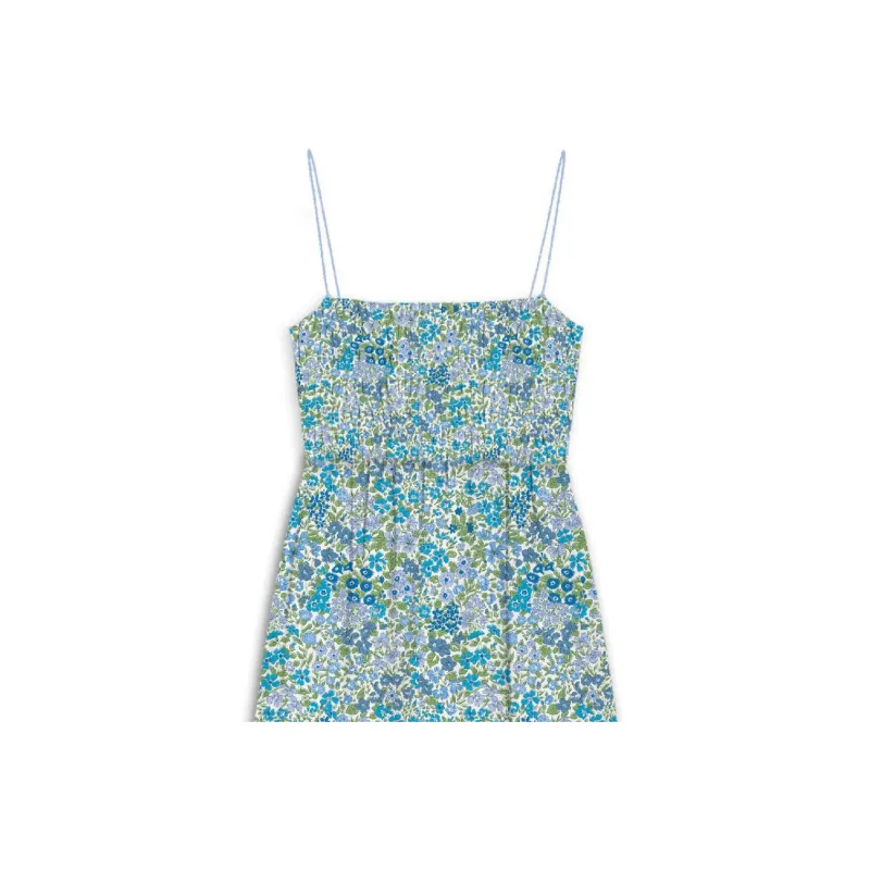MC2 Saint Barth Hawa Smocked Embroidery Mini Dress-1