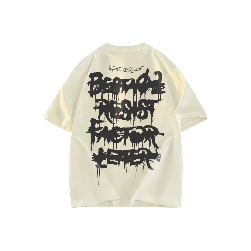A02 T Shirts Unisex Light Beige Apricot-0