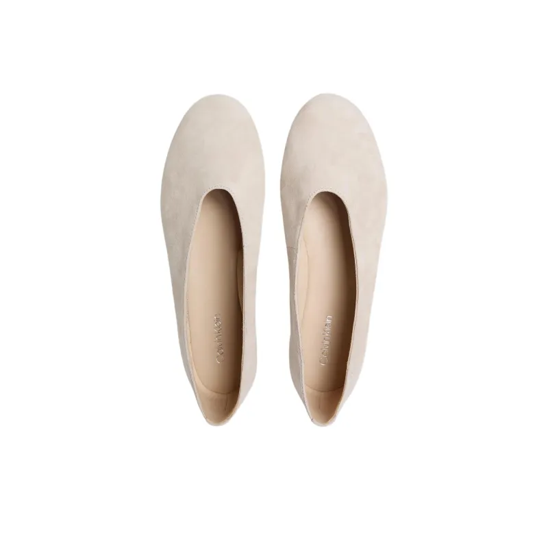 CALVIN KLEIN Casual Single Shoes Women's Stone Beige-3
