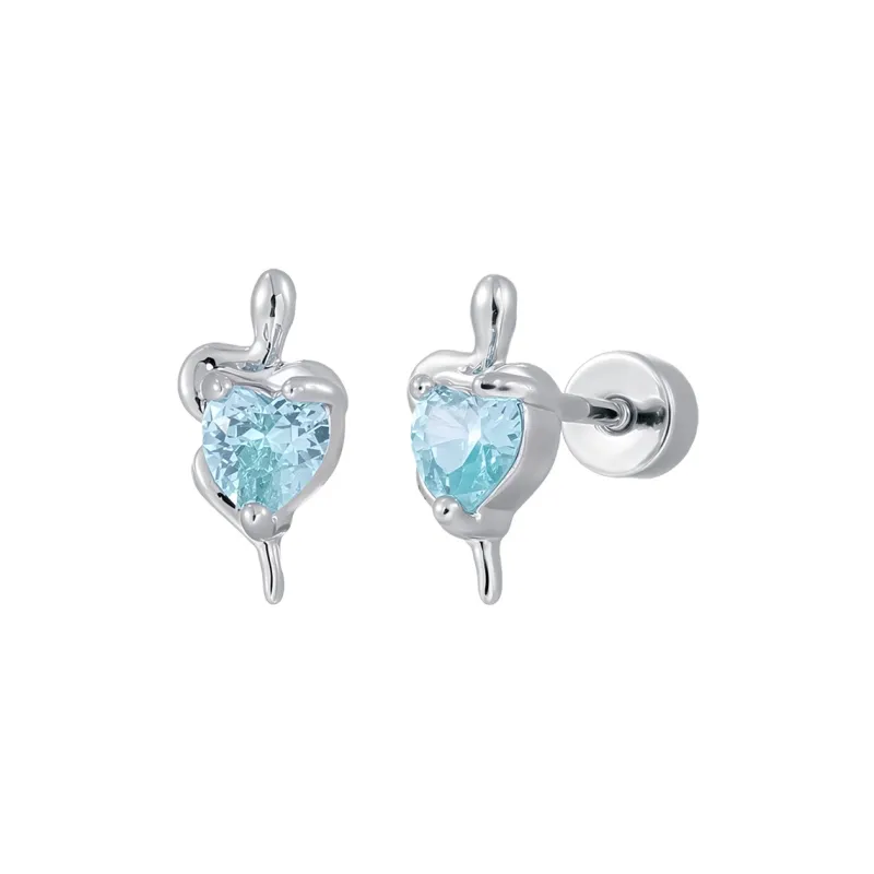 MISS XIA JWY Titanium Steel Stud Earrings Unisex-6