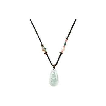 JUICY GRAPE African Emerald Jade Necklaces Unisex