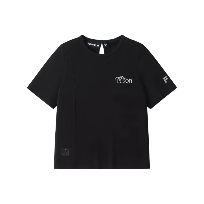 FILA FUSION FILA FUSION X Regular T Shirt Women's Jet Black-0