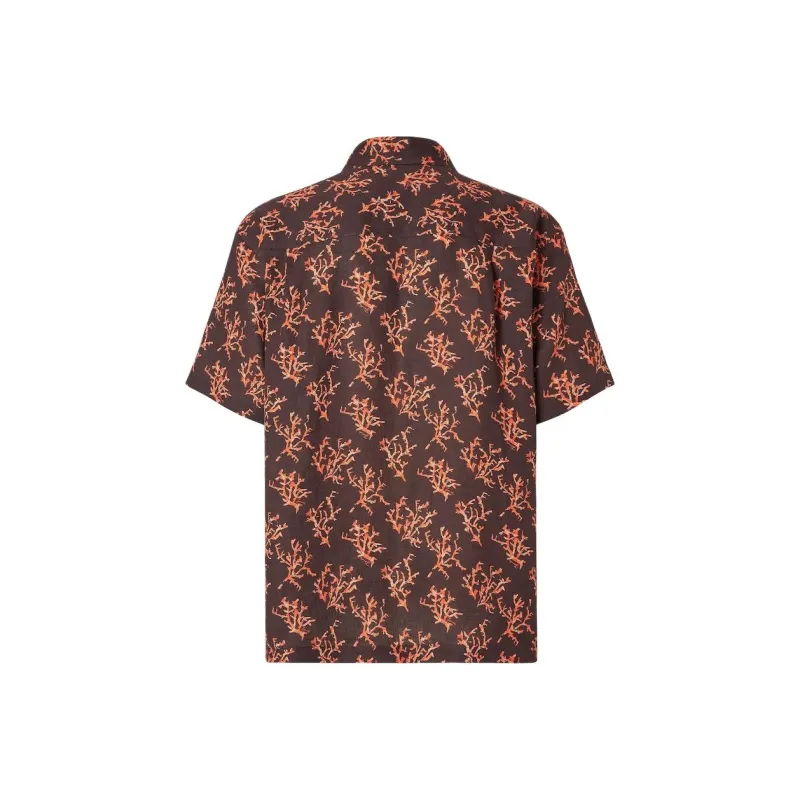 FENDI Shirts Men Brown-1