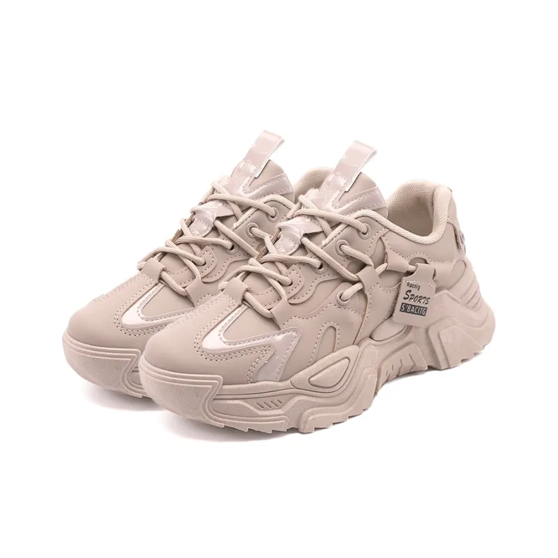 Gai Renpu Slip Resistant, Abrasion Resistant, Breathable Low Top Chunky Sneakers Women's-11