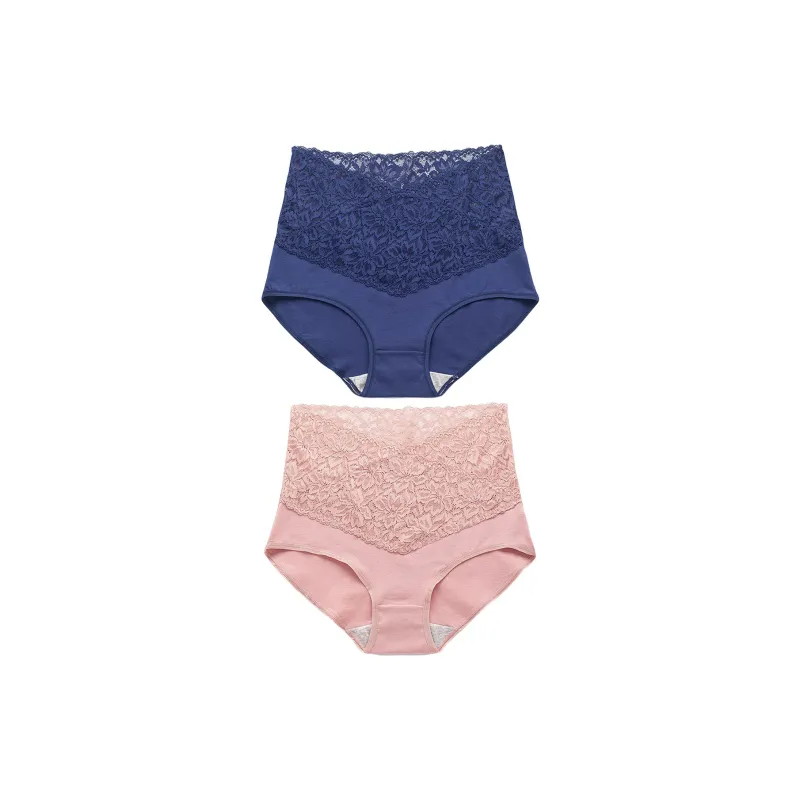 Flowers In Water Underpants Women's 2 Pack-5