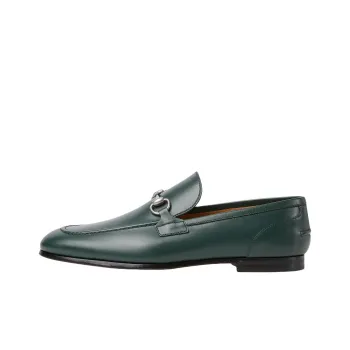 GUCCI Jordaan Loafers Men Dark Green