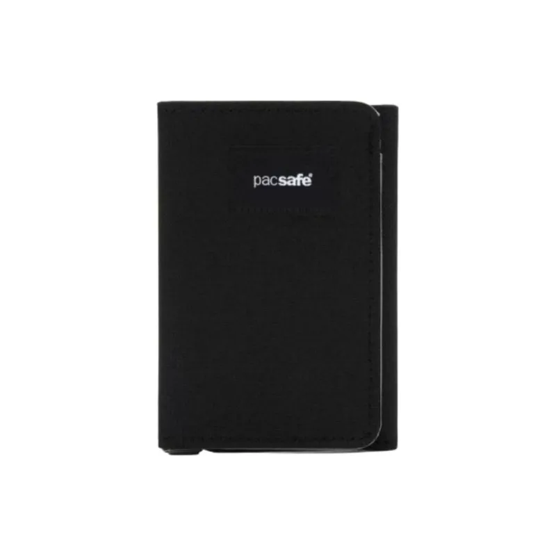 PACSAFE Recycled Polyester Wallet Men's Black-0