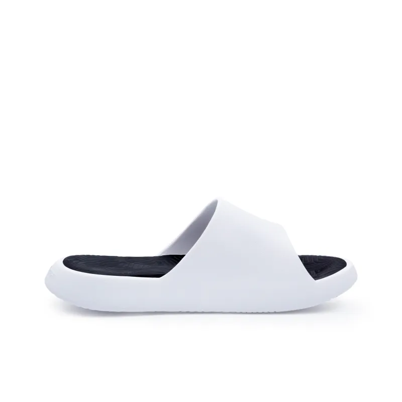 PEAK Tai Ji1.0 Quiet Slip Resistant Abrasion Resistant Slide Slippers Unisex White Black-1