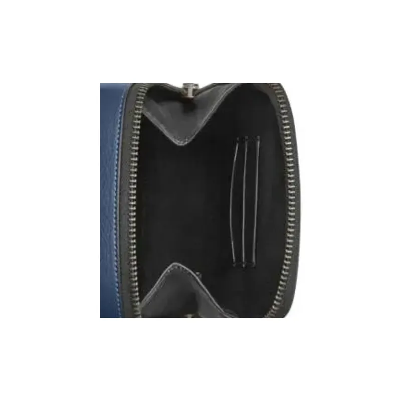 COACH Stanton Calfskin Shoulder Bag, Crossbody Bag Mini Men's Dark Blue-4