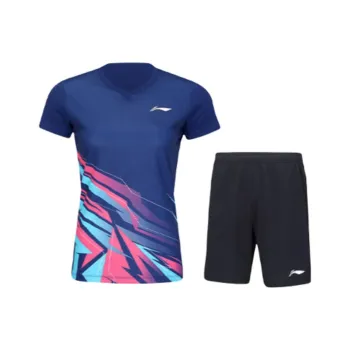LiNing Badminton Series Casual Suit Women's Dark Purple Blue