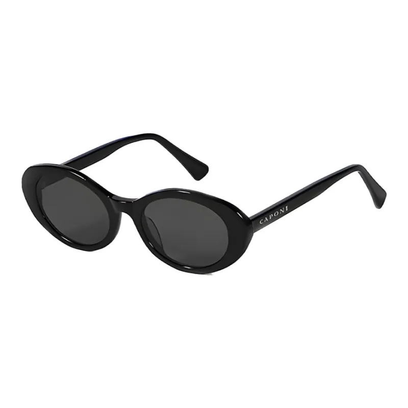 CAPONI Plate Frame Cat Eye Sunglasses Unisex-2