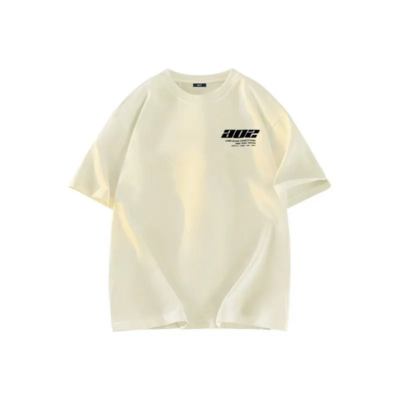 A02 T Shirts Unisex Light Beige Apricot-1