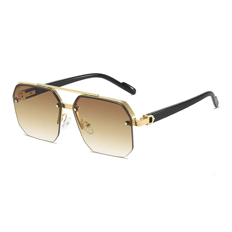 YUZHAOLIN Metal Aviator Sunglasses Unisex-7