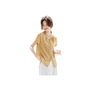 Mu Xiao Xin Shirts Women's Lemon
