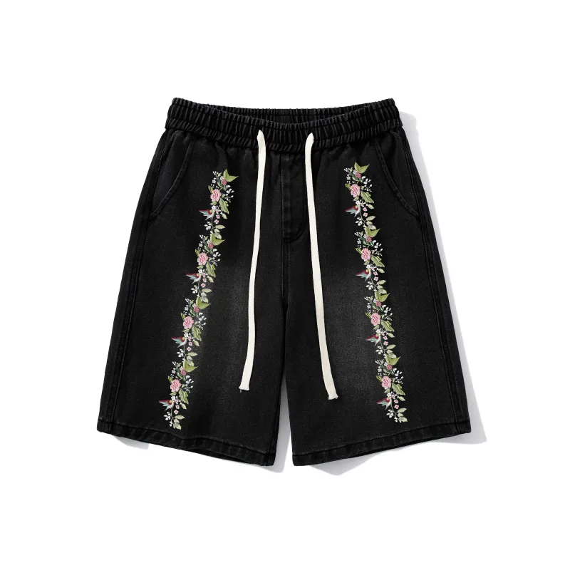 VXOXV Denim Shorts Unisex-0
