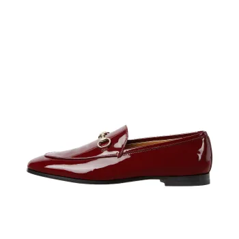 GUCCI Jordaan Casual Single Shoes Women's Red