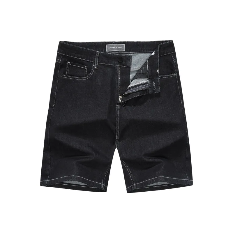 Dance With Wolves Denim Shorts Men's-0