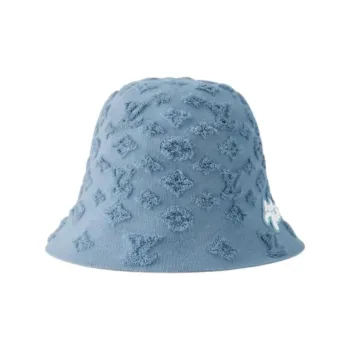 LOUIS VUITTON Cotton, Polyamide Bucket Hats Men's Blue