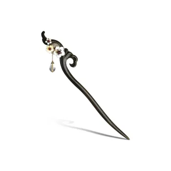 Phoenix Nirvana Green Sandalwood Hairpins Women's