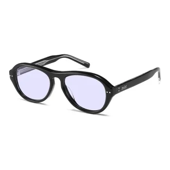 JIANGDAREN Plate Frame Round Sunglasses Unisex