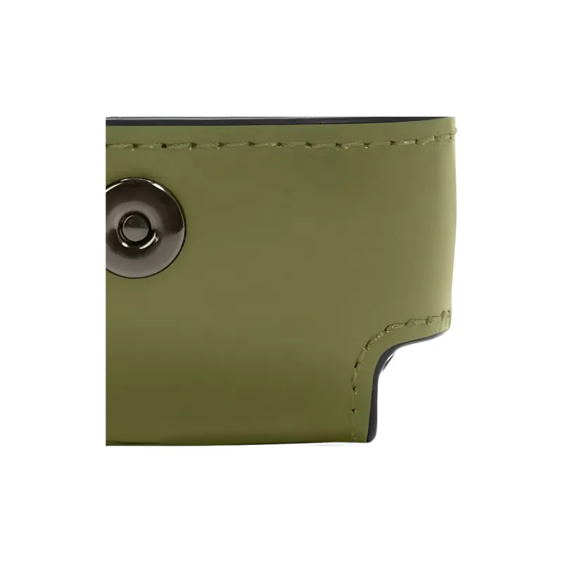 COACH Refined Calfskin AirPods Pro Earphone Case Men's Olive Green-2
