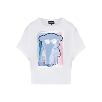 EMPORIO ARMANI Crop Tops Women's White