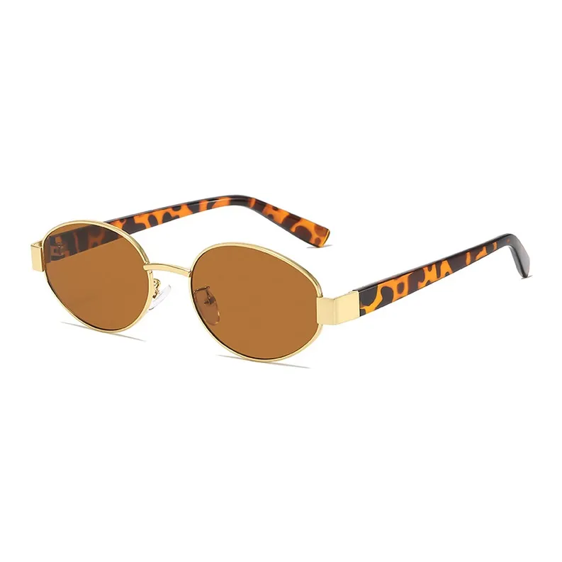 NOME Metal Oval Sunglasses Unisex-12
