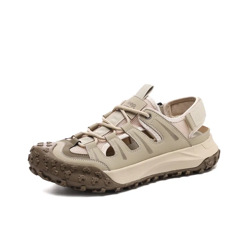 Jeep Slip Resistant River Trekking Shoes Men's Black-2