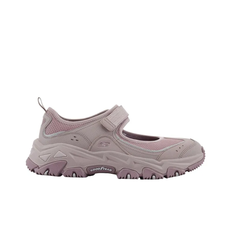 Skechers DLITES Low Top Casual Shoes Women's Dusty Pink-1