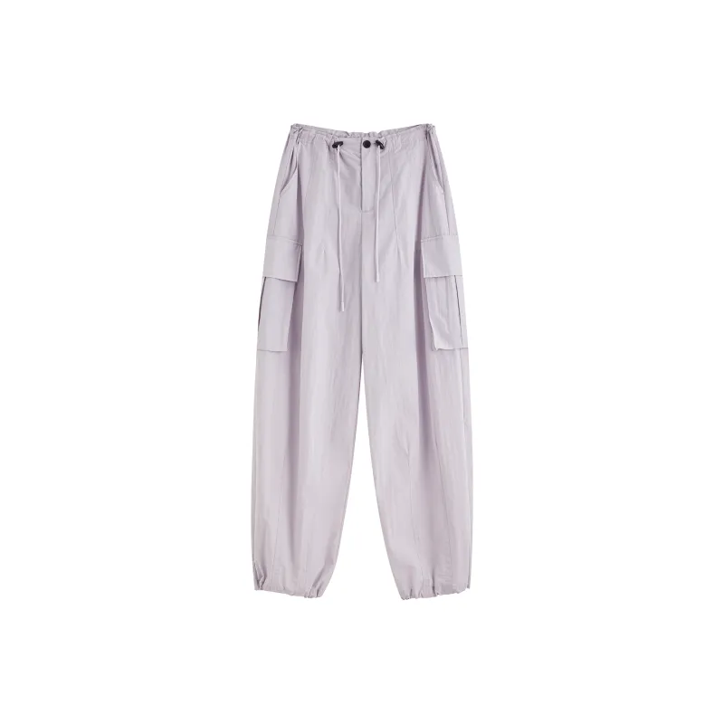FANSILANEN Cargo Pants Women's Light Purple-0