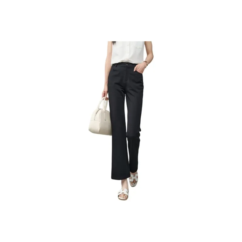 YALIDA Casual Pants Women's Black-0