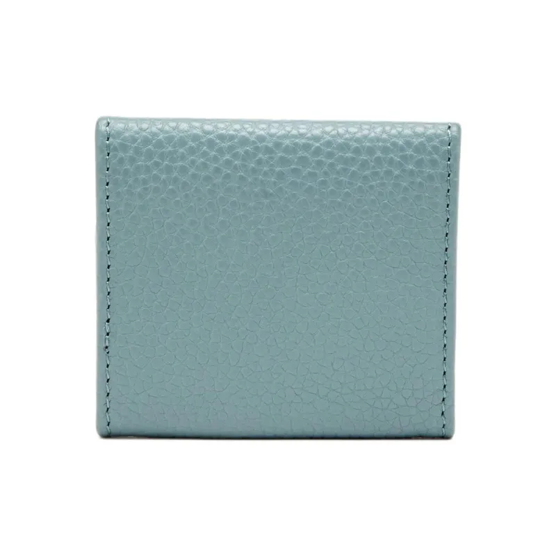 DIESEL Cow Leather Coin Purse Men's Light Blue-1