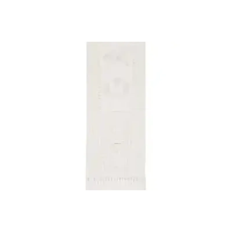 Jean Paul Gaultier Wool, Polyester Knit Scarves Unisex White-1