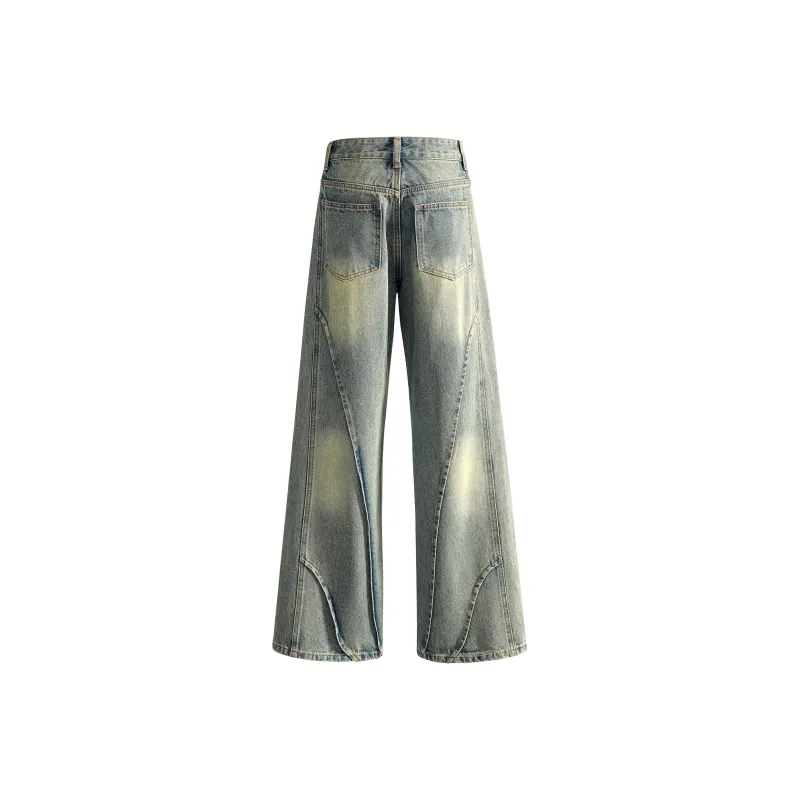 FOREVER 21 Jeans Unisex Yellow Mud-1