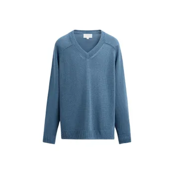 ZARA Knitwear Men Blue/Gray