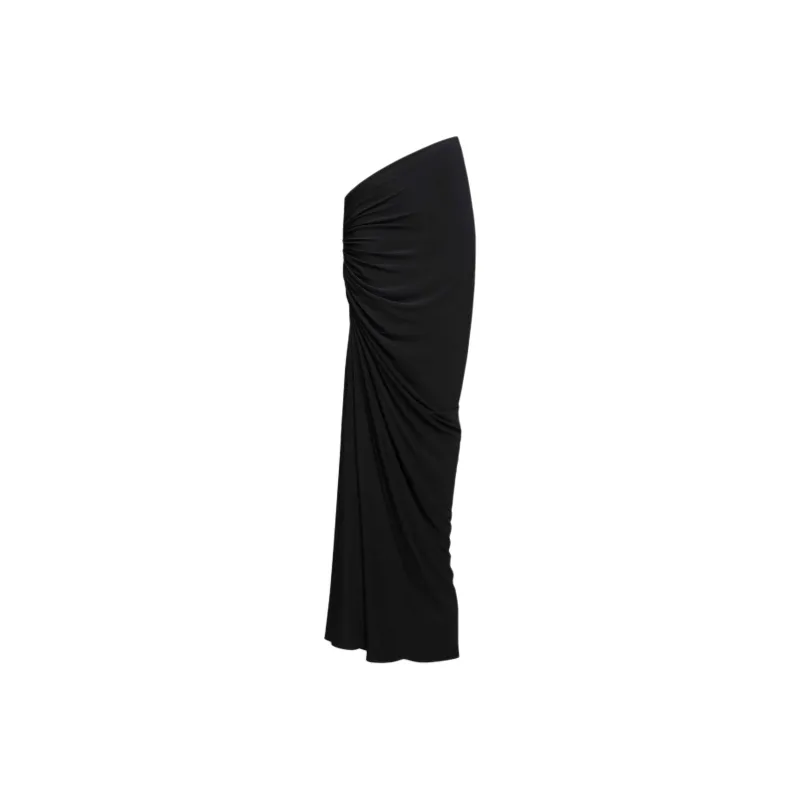 Alaia SS25 Casual Long Skirt Women's Black-0