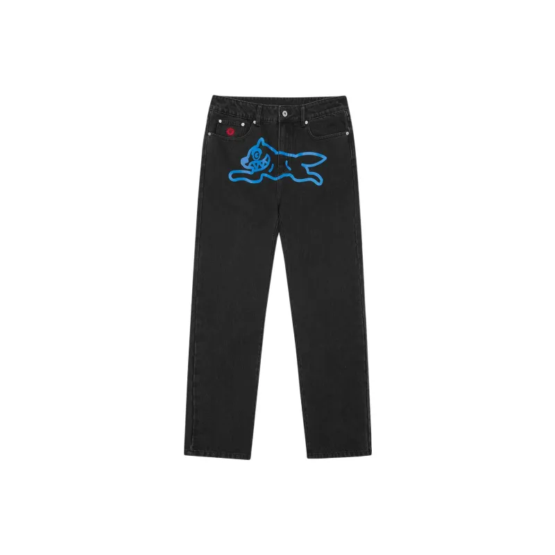 Ice Cream Logo Print Jeans-0