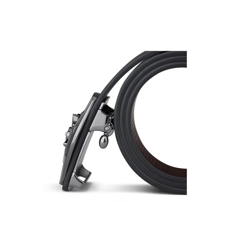 YUZHAOLIN Cow Leather Belts Men's Width 3.5CM-4