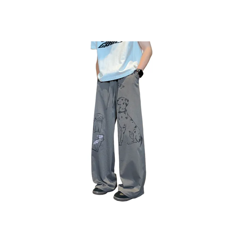 PANDA ADEVIL Casual Pants Unisex-4