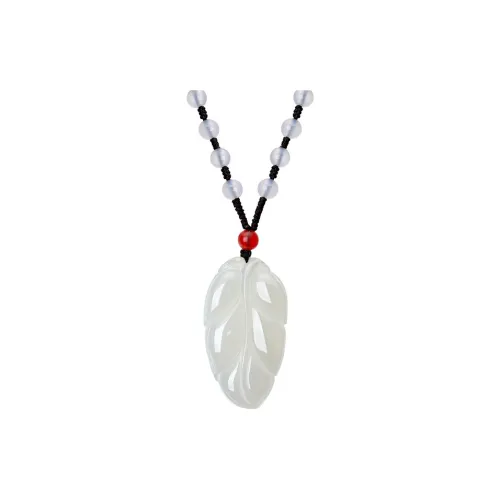 SEAZA Natural Chalcedony Pendant Necklaces Unisex