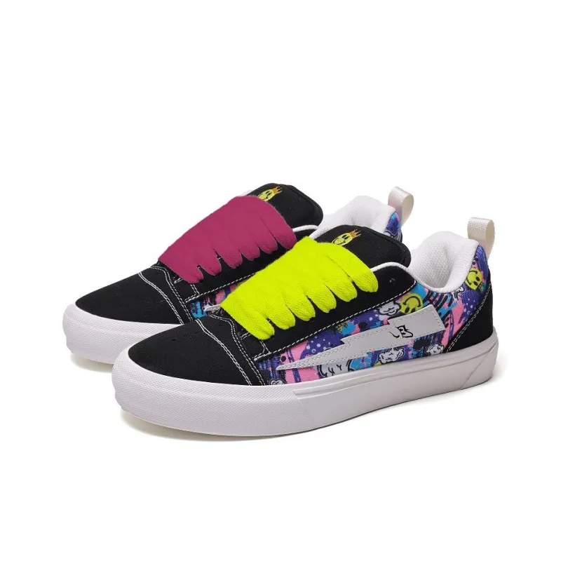 DUEPLAY Coverage, Impact Resistance, Abrasion Resistant, Balance, Breathable Low Top Skateboard Shoes Unisex-10