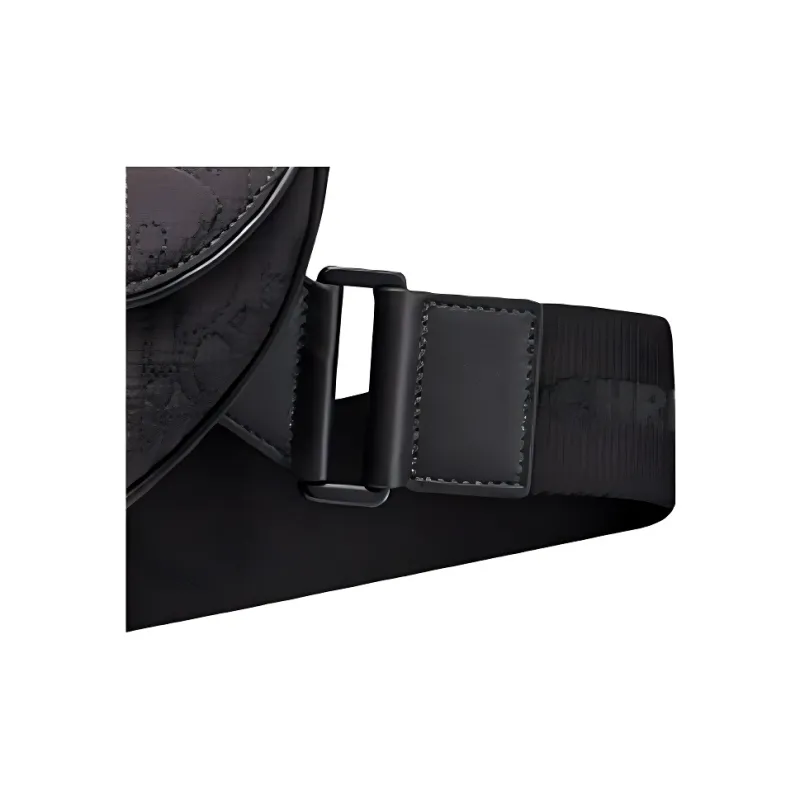 DIOR Saddle Nylon Fabric Saddle Bag Crossbody Bag Sling Bag Men's Black-3