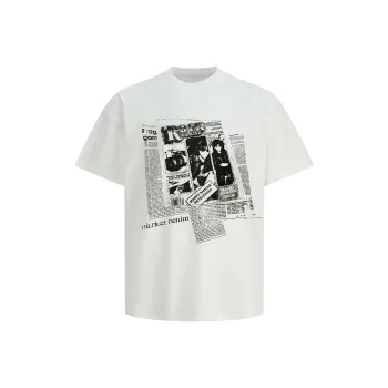 WKOOG T Shirts Unisex White