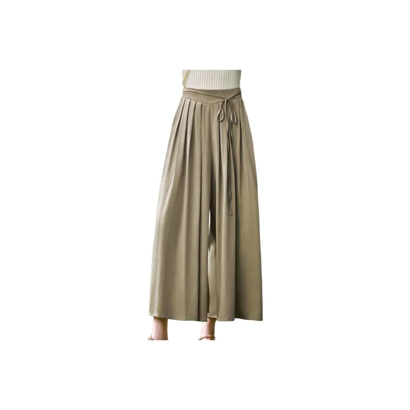 XWI SS24 Casual Pants Women's Gray Pea Green-2