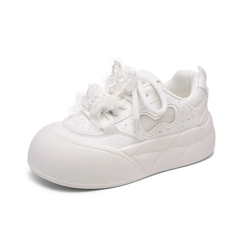 Cob Abrasion Resistant Lightweight Slip Resistant Low Top Skateboard Shoes Women's-1
