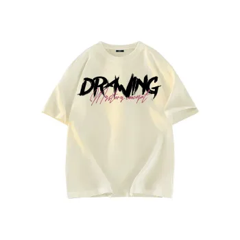 A02 T-Shirts Unisex Light Beige Apricot