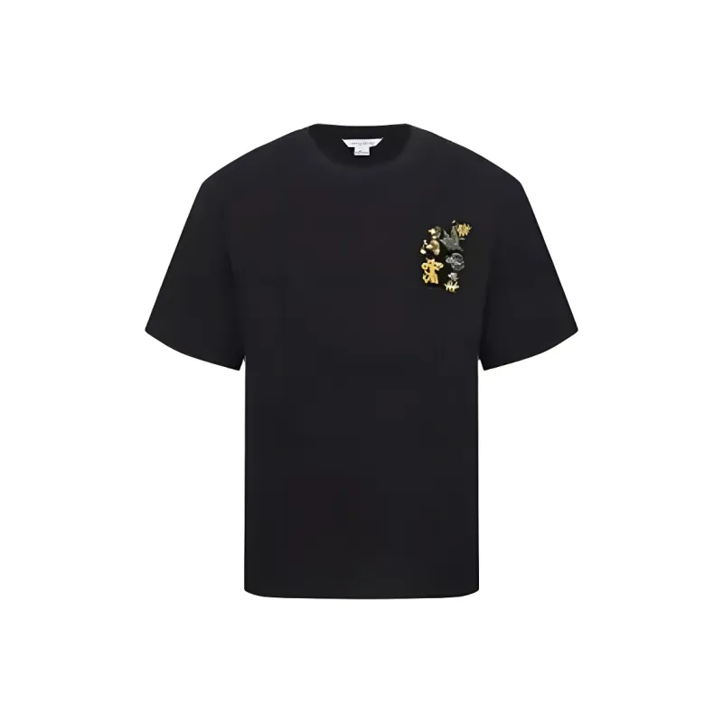 URBAN REVIVO T Shirts Men Jet Black-0