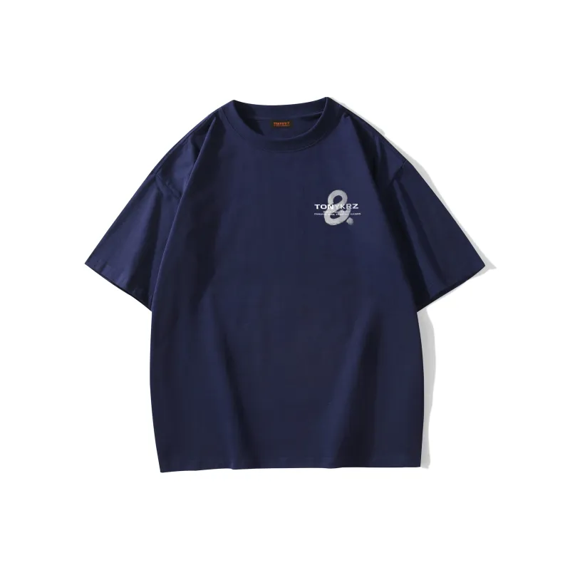 TONYKRZ T Shirts Unisex Navy Blue-0